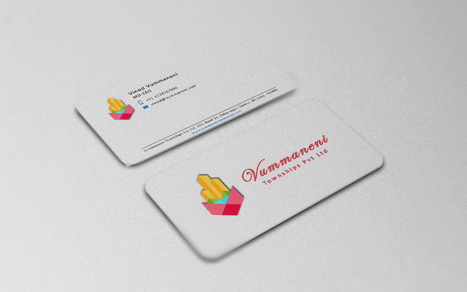 Vummaneni Townships Business Card